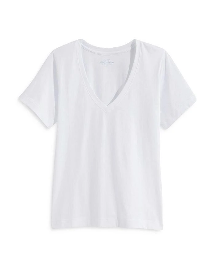 Vineyard Vines Striped V Neck Cotton Tee 3
