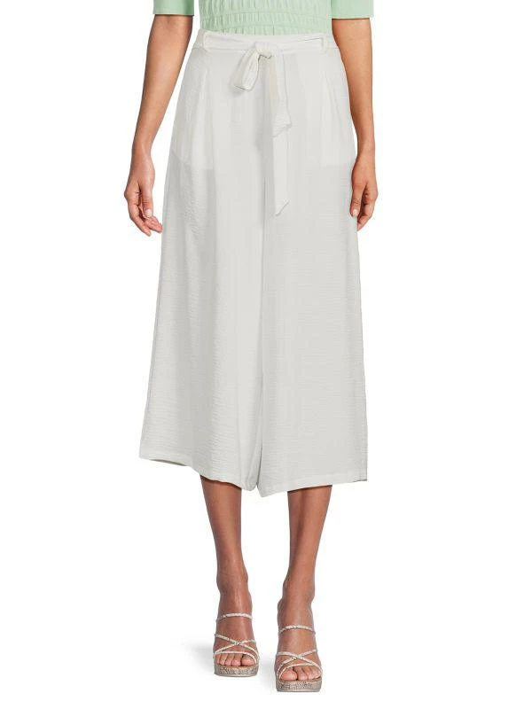 Bobeau Belted Cropped Pants 1