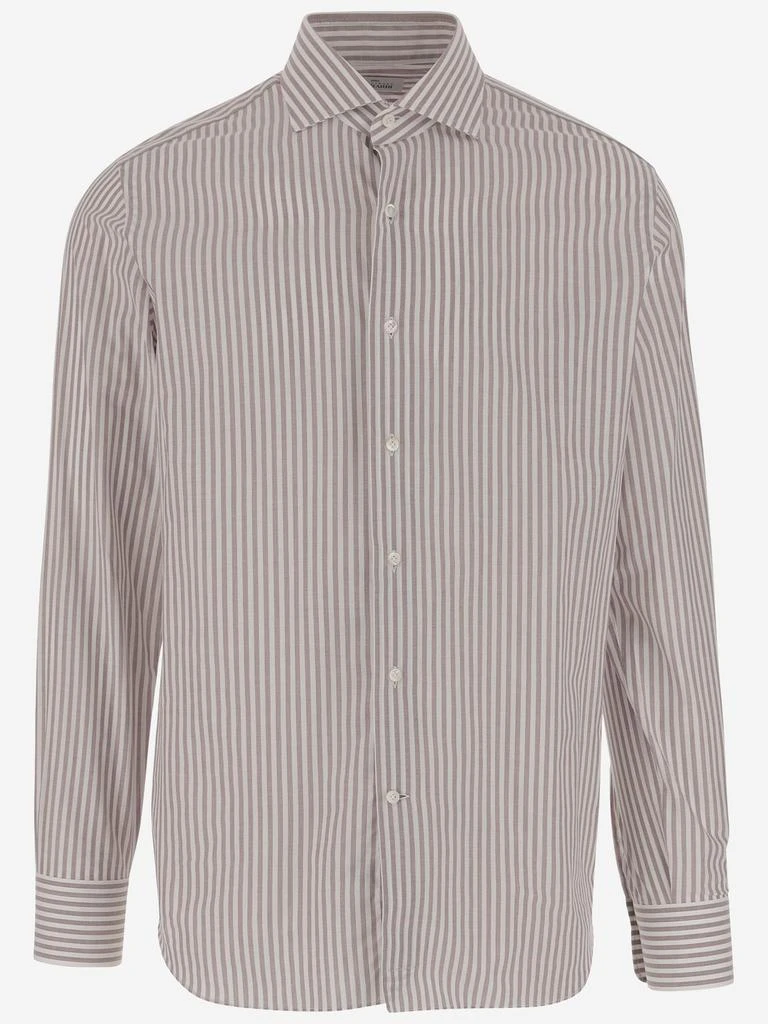 ALESSANDRO GHERARDI Alessandro Gherardi Striped Dress Shirt 1