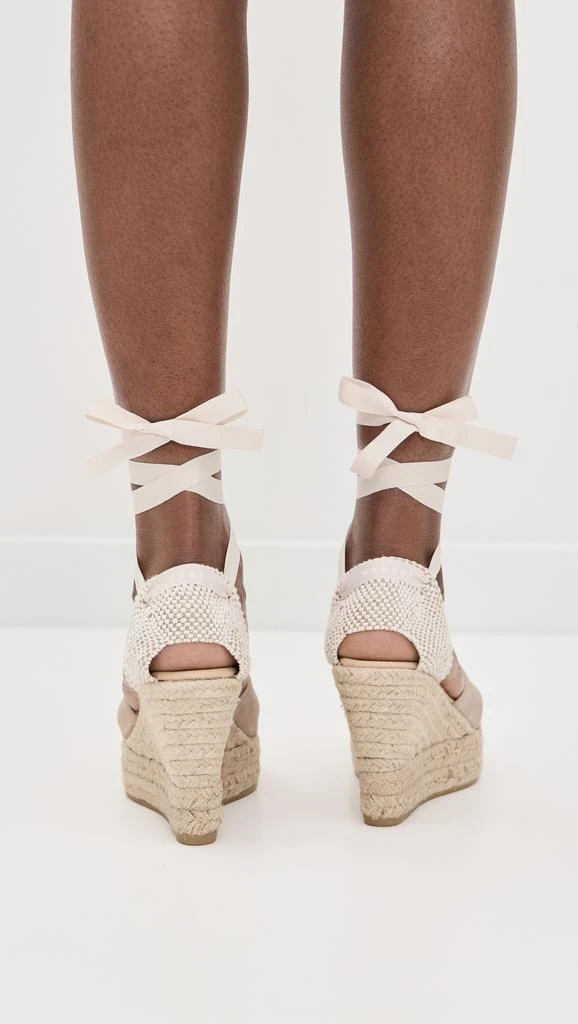 Manebi Heart Shaped Wedge Espadrilles 4