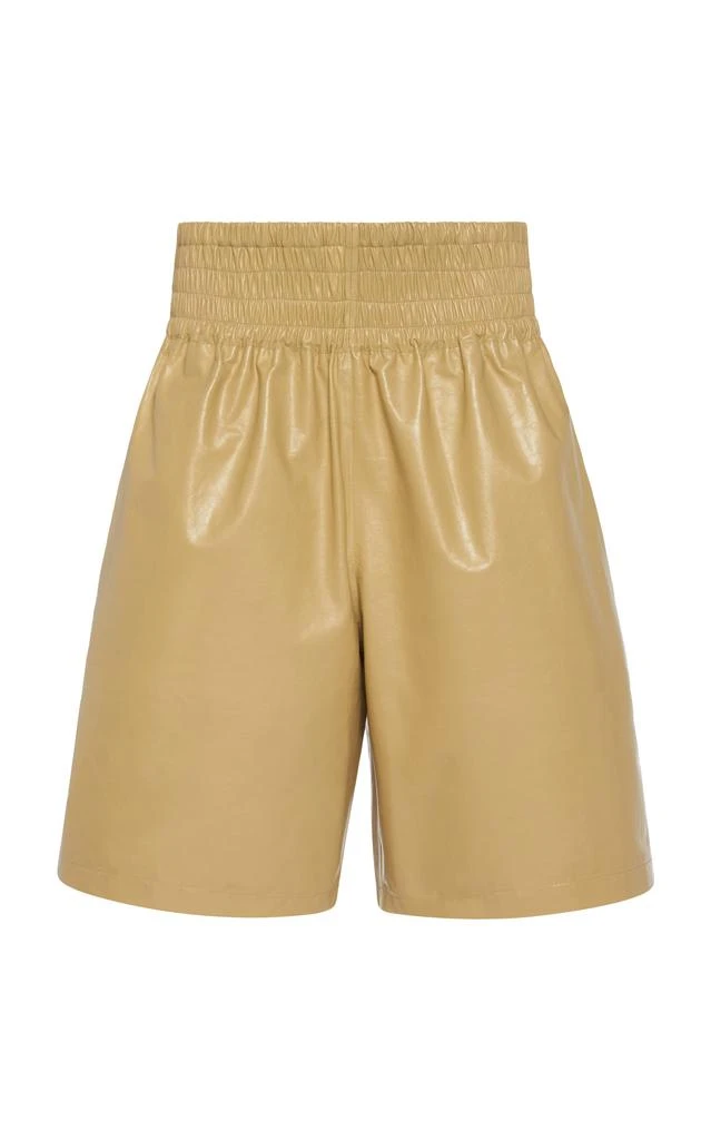 Bottega Veneta Bottega Veneta - Leather Shorts - Yellow - IT 38 - Moda Operandi 1