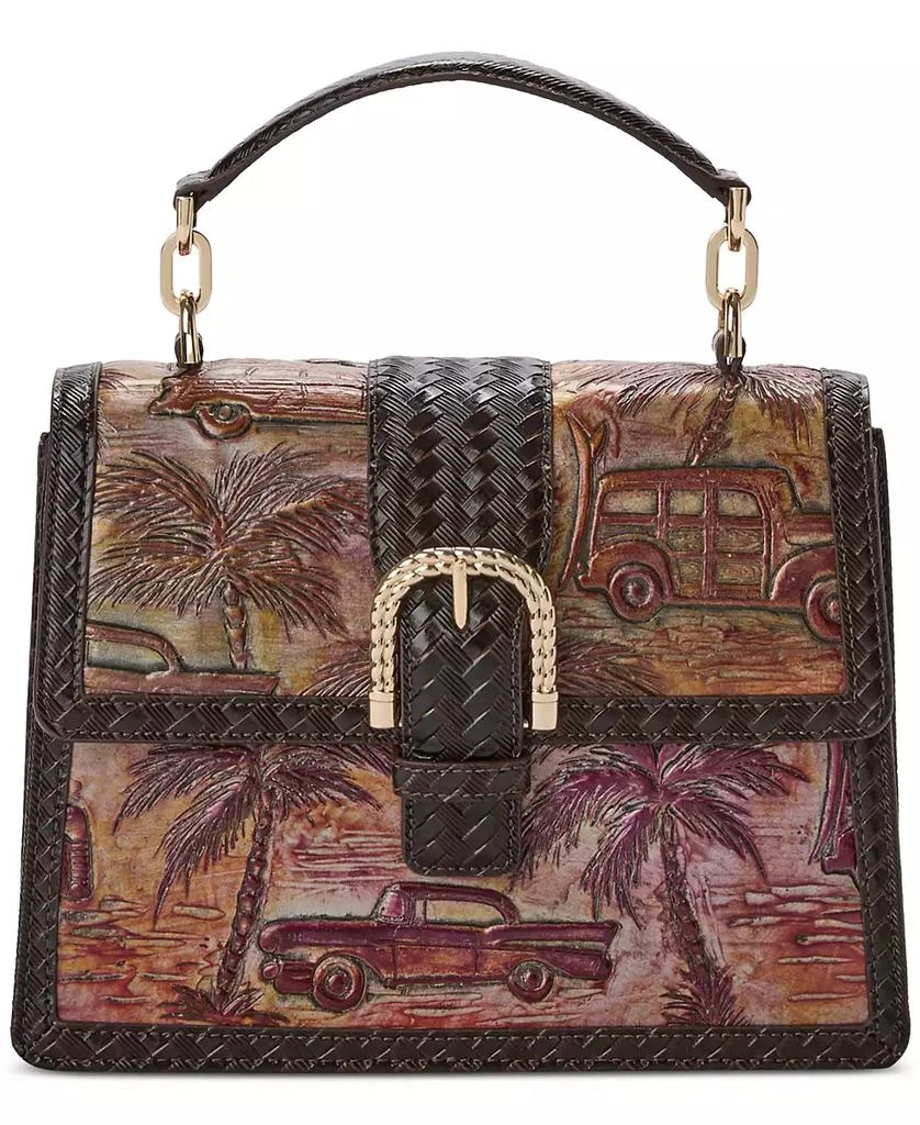 Brahmin Hallie Copa Cabana Small Leather Satchel 3