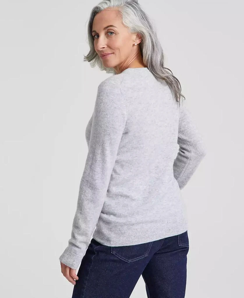 Charter Club 100% Cashmere Women's Long-Sleeve Crewneck Sweater, Created for Macy's 2
