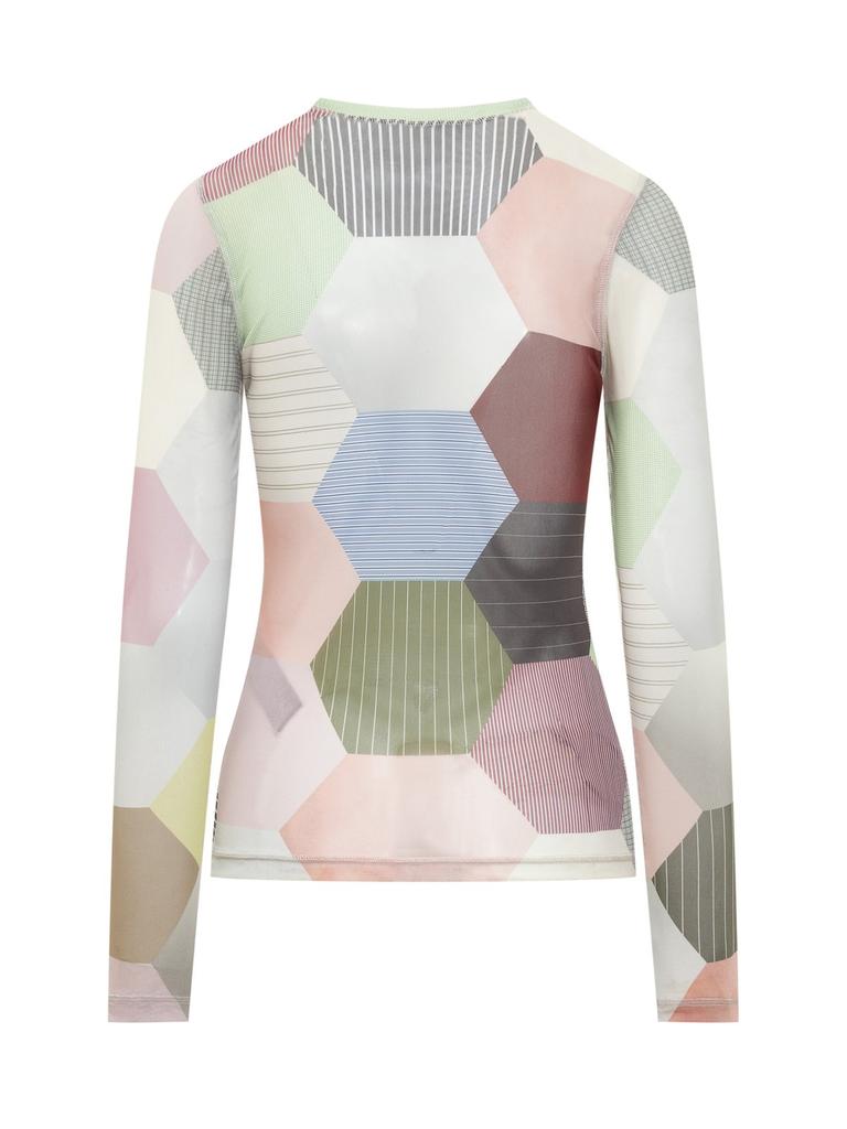 JW Anderson JW Anderson Patchwork-Printed Crewneck T-Shirt