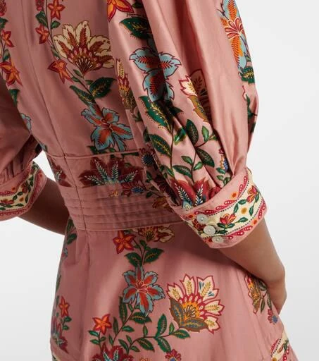 Farm Rio Floral tiered cotton maxi dress 5