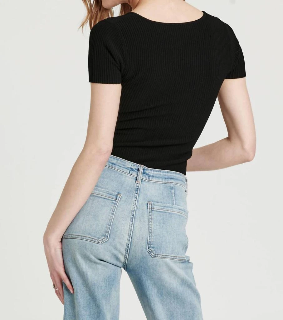 Another Love Rhiannon Sweater Top In Black 3