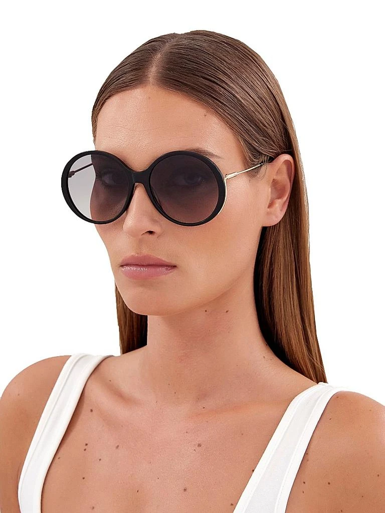 Chloé Elys Acetate 58MM Round Sunglasses - Accessories  display picture 3