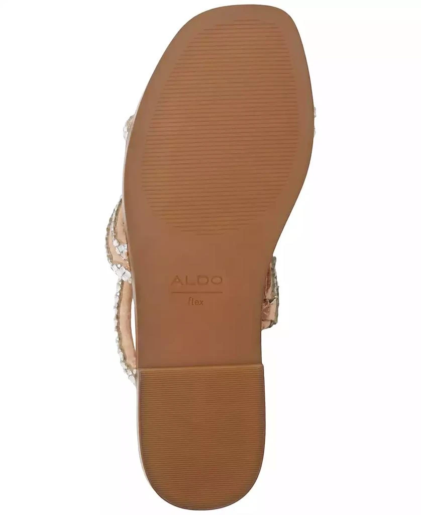 ALDO Women's Triton Rhinestone Strappy Slide Sandals 5