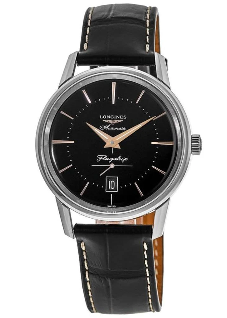 Longines Flagship Heritage Black Dial Stainless Steel Men's Watch L4.795.4.58.0 1
