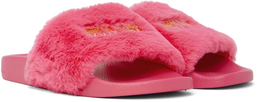 Versace Pink Shelly Slides 4