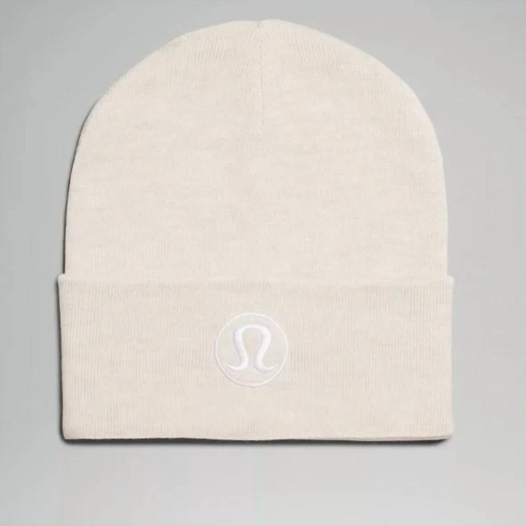 lululemon Warm Revelation Set Beanie In Heathered Bone