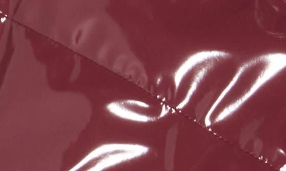 VIGOSS Faux Leather Crop Puffer Jacket 4