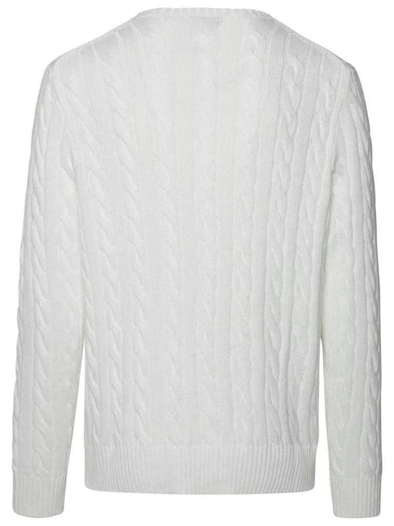 Ralph Lauren Polo Ralph Lauren White Cotton Sweater 3