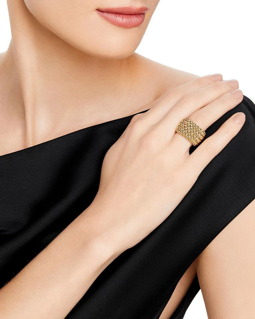 Bloomingdale's Woven Ring in 14K Yellow Gold 3