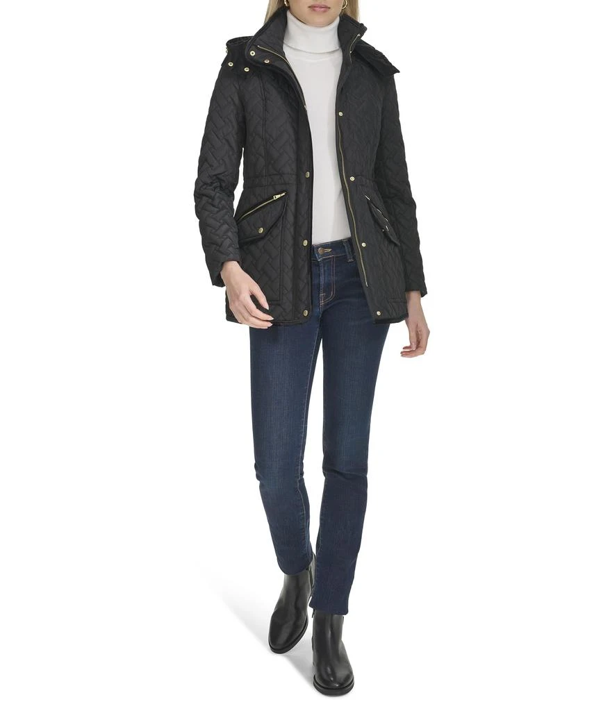 Cole Haan Stand Collar Quilted Signature Quilt Jacket 3