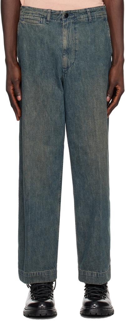 BEAMS PLUS Blue MIL Double Dye Jeans