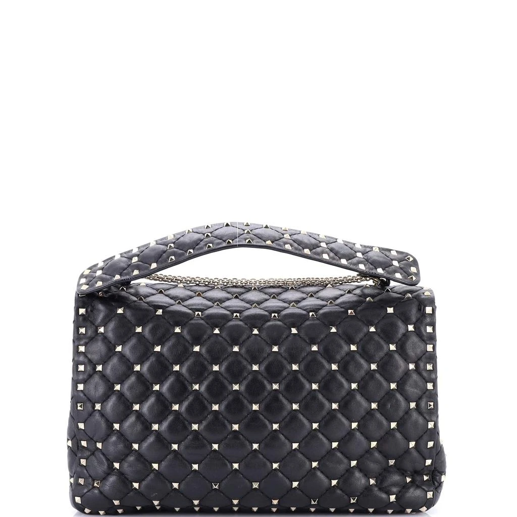 Valentino Rockstud Spike Flap Bag Quilted Leather Large 6