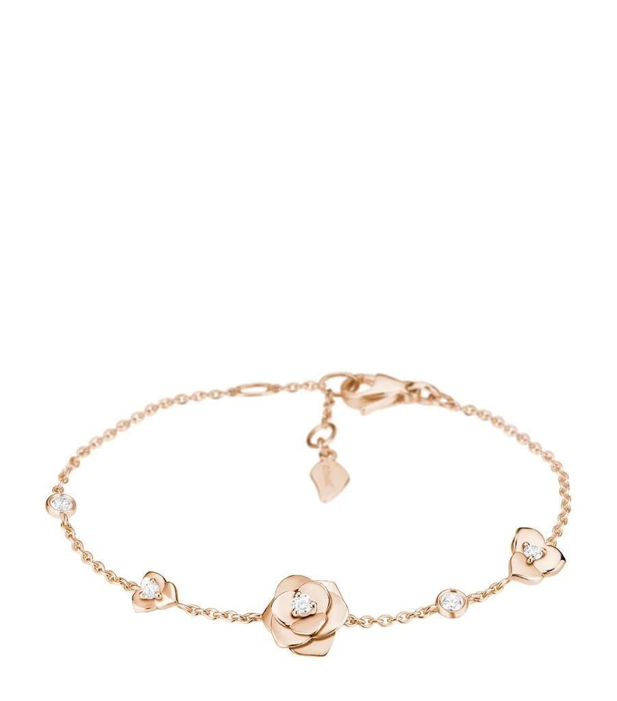 PIAGET Rose Gold and Diamond Rose Bracelet 1