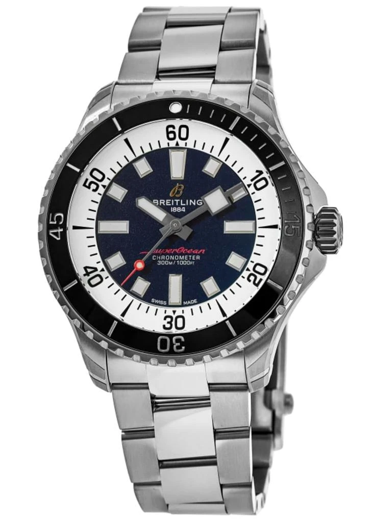 BREITLING Superocean Automatic 44 Blue Dial Steel Men's Watch A17376211C1A1 1