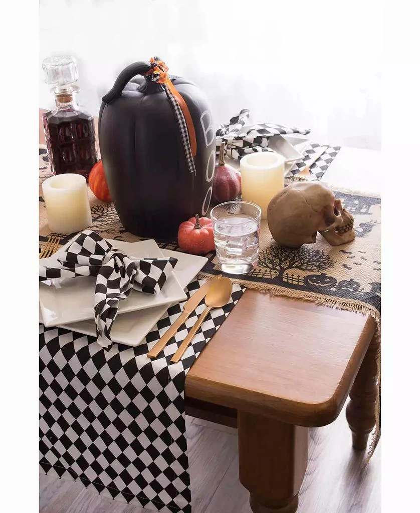 Design Imports Harelquin Print Table Runner 3