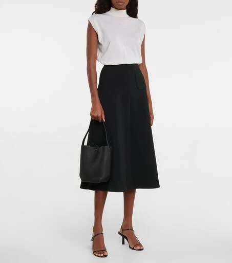 The Row Park Small leather tote bag 5
