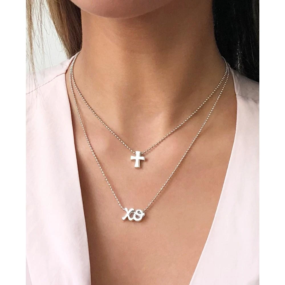 Alex Woo Cross Pendant Necklace in Sterling Silver 4