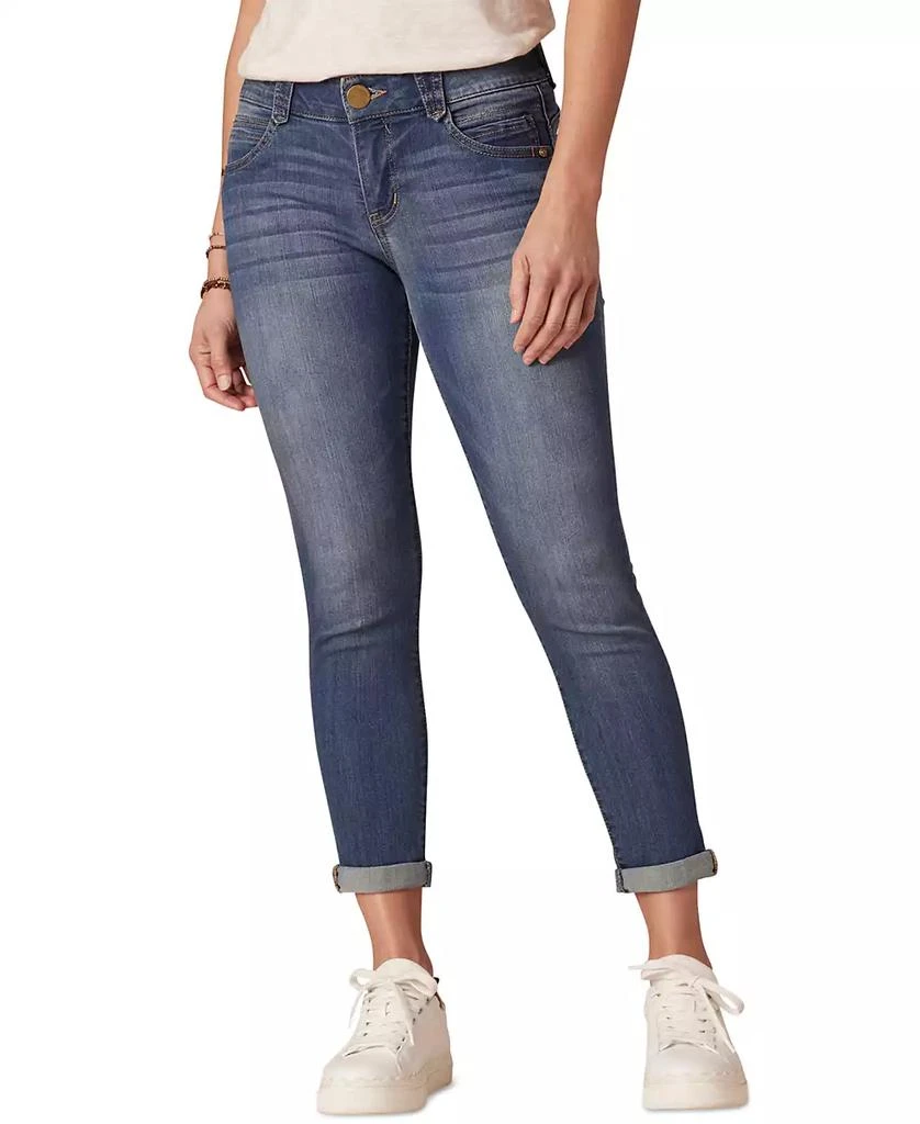 Democracy Petite Mid-Rise Skinny Ankle Jeans 1