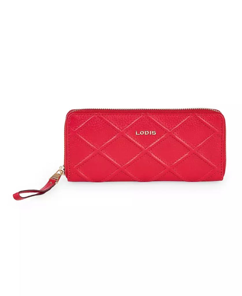LODIS Women's Aria Accordian Zip Around Wallet 1