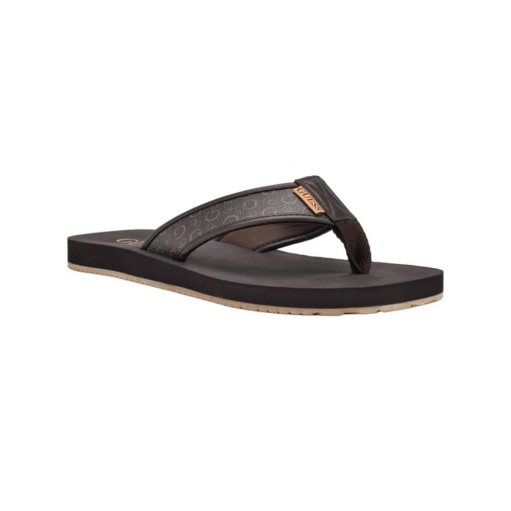 GUESS Men's Durban Flexible Casual Flip Flop Sandals 1