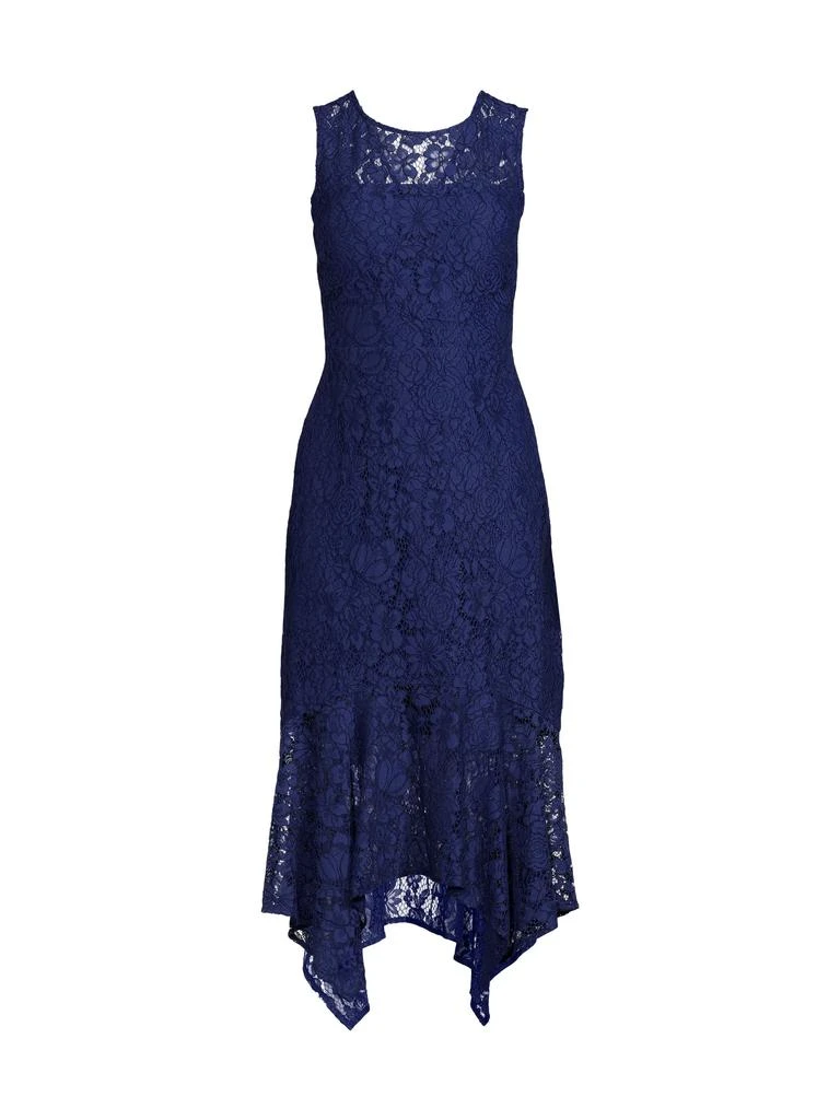 emerald dress lace AMIYA Lace Up Back Pattern Sequin Gown main image 1