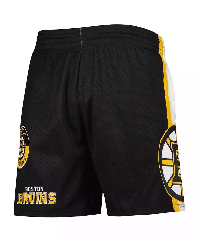 Mitchell & Ness Men's Black Boston Bruins City Collection Mesh Shorts 3