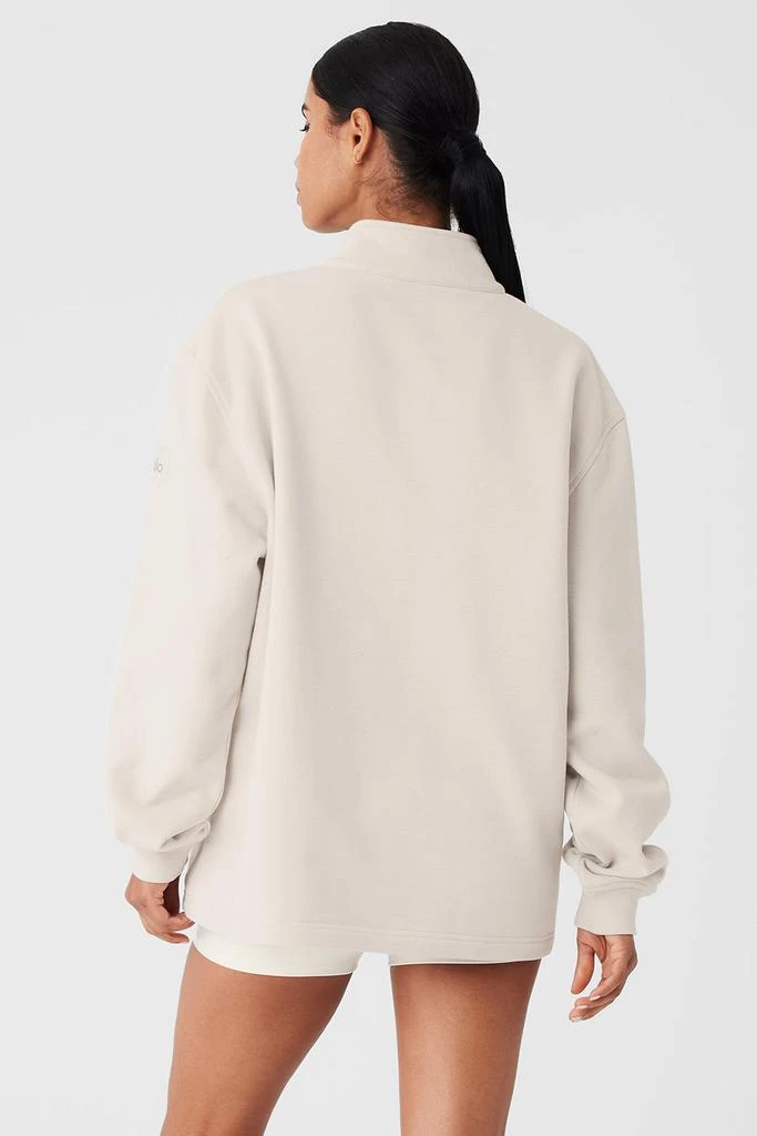 Alo Renown Heavy Weight 1/4 Zip - Bone 2