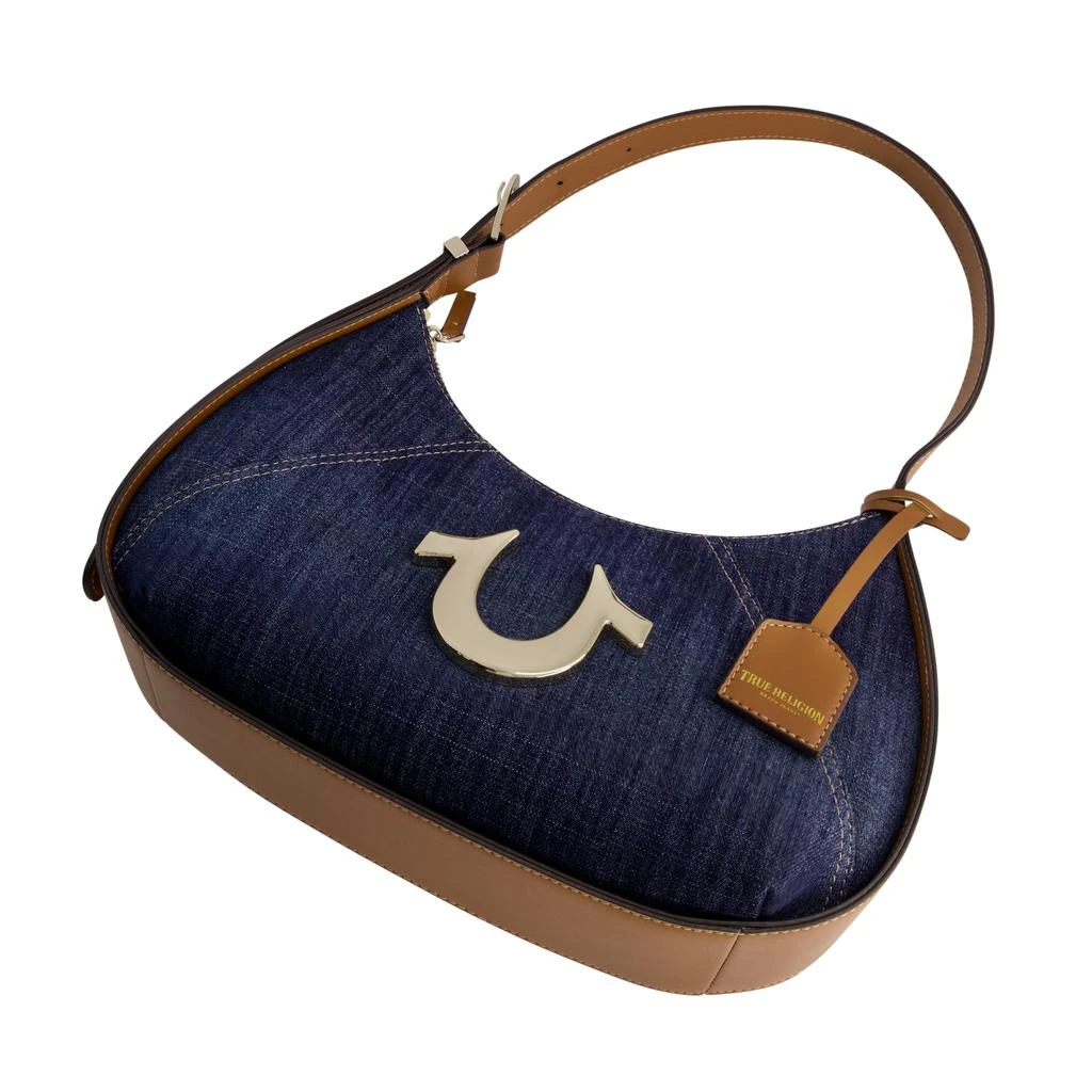True Religion Metal Horseshoe Denim Hobo 4