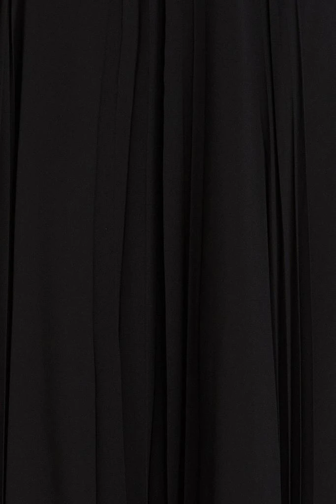 Valentino Pleated silk-georgette midi skirt 4