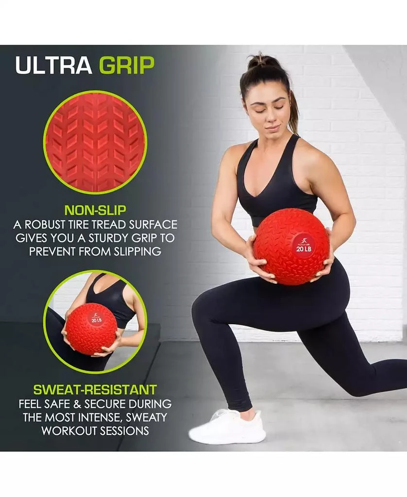 ProsourceFit Tread Slam Ball 20 lb 2