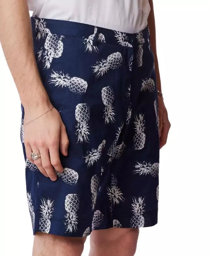 Paisley & Gray Men's Felix Slim Fit Pineapple Print 8-1/2" Shorts 3