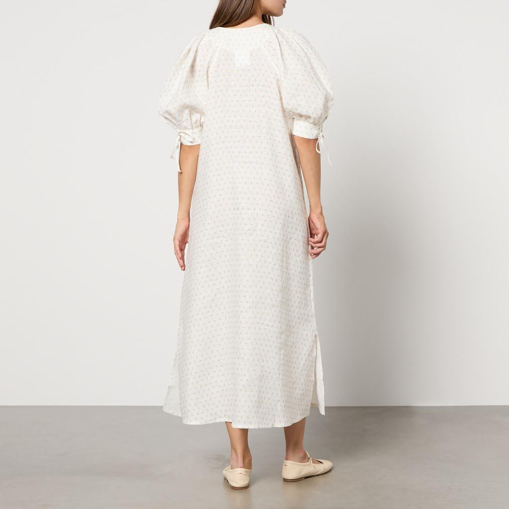 Sleeper Sleeper Garden Linen Midi Dress