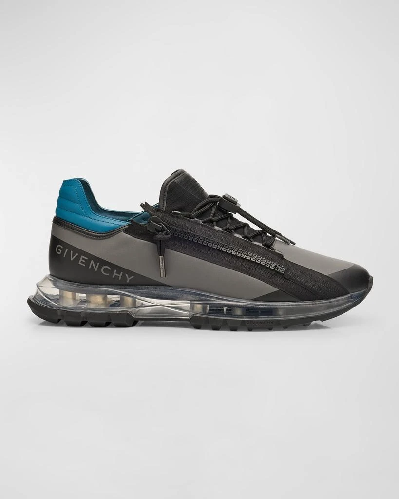 Givenchy Men's Spectre Leather Zip Runner Sneakers 1