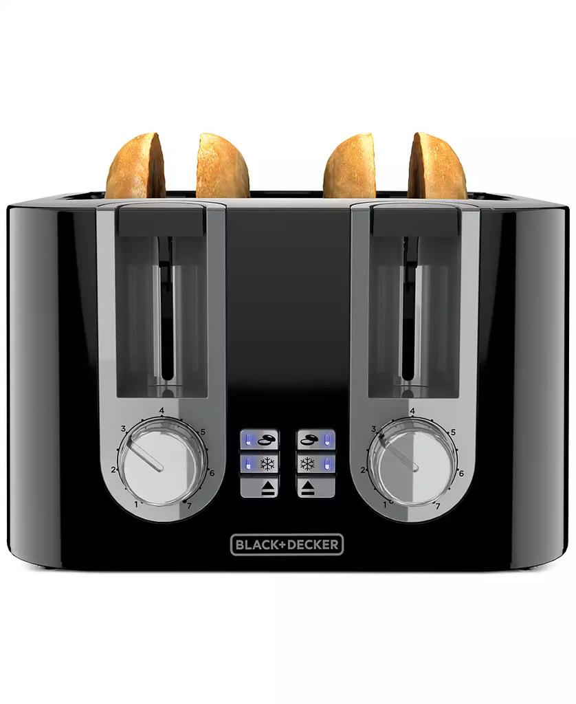 Black & Decker 4-Slice Wide-Slot High-Lift Toaster