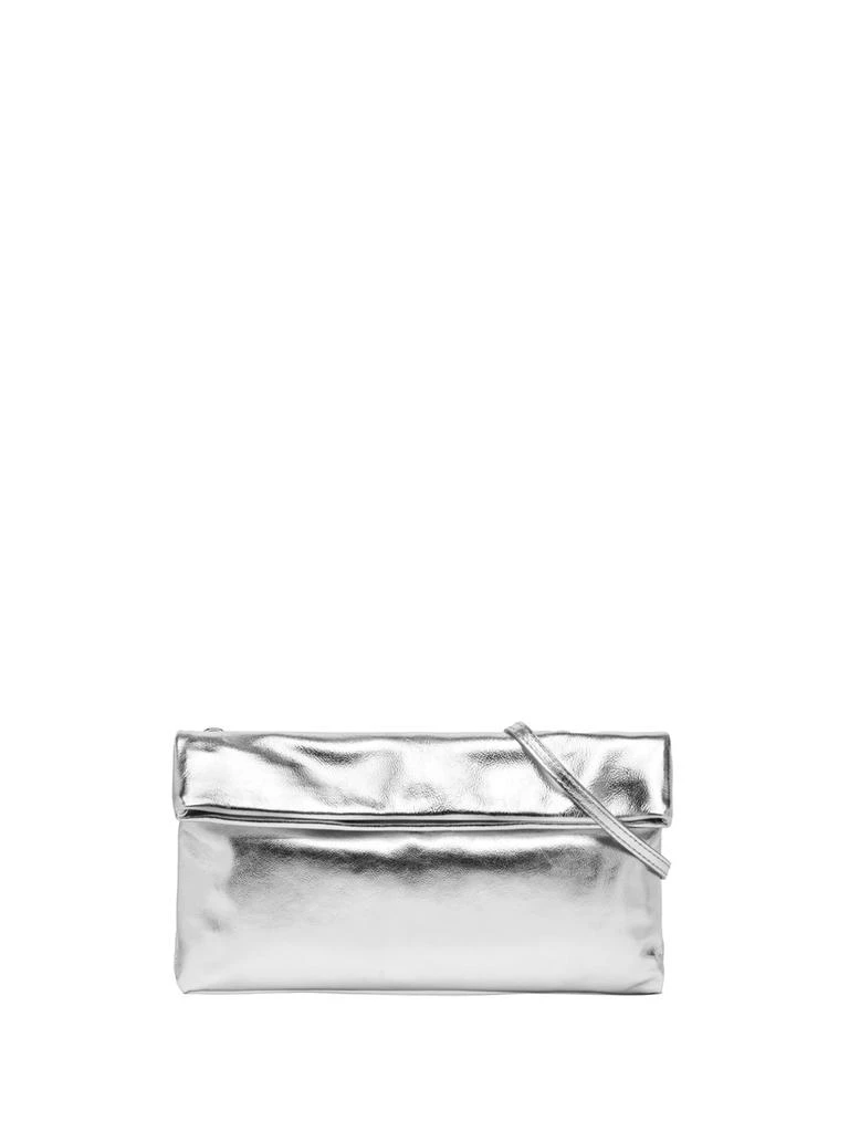 Gianni Chiarini Silver Cherry Clutch Bag With Shoulder Strap 1