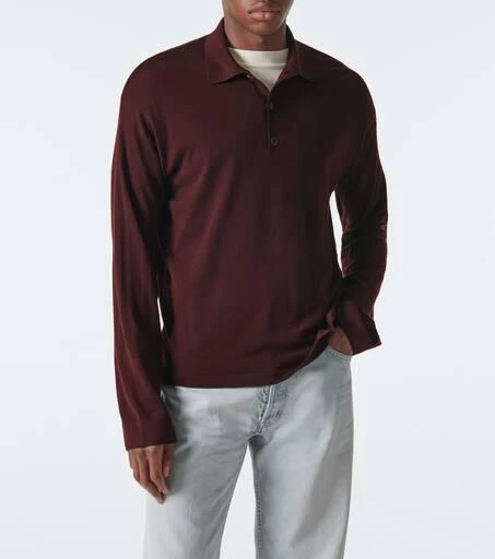 The Row Miso wool polo sweater 3