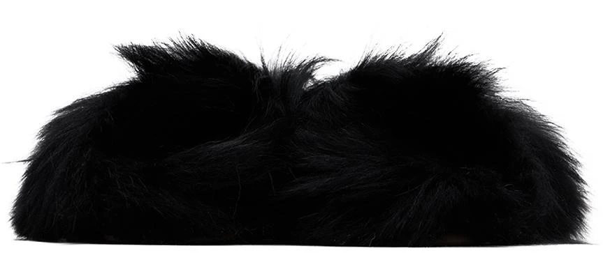 Yves Salomon Black Toscana Lambskin Slippers 2