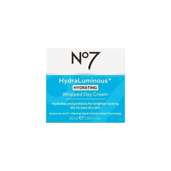 No7 HydraLuminous+ Whipped Day cream 50ml 11