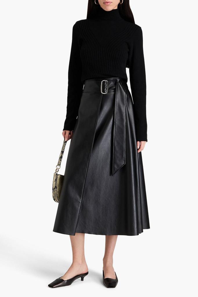Alberta Ferretti Wool and cashmere-blend turtleneck sweater