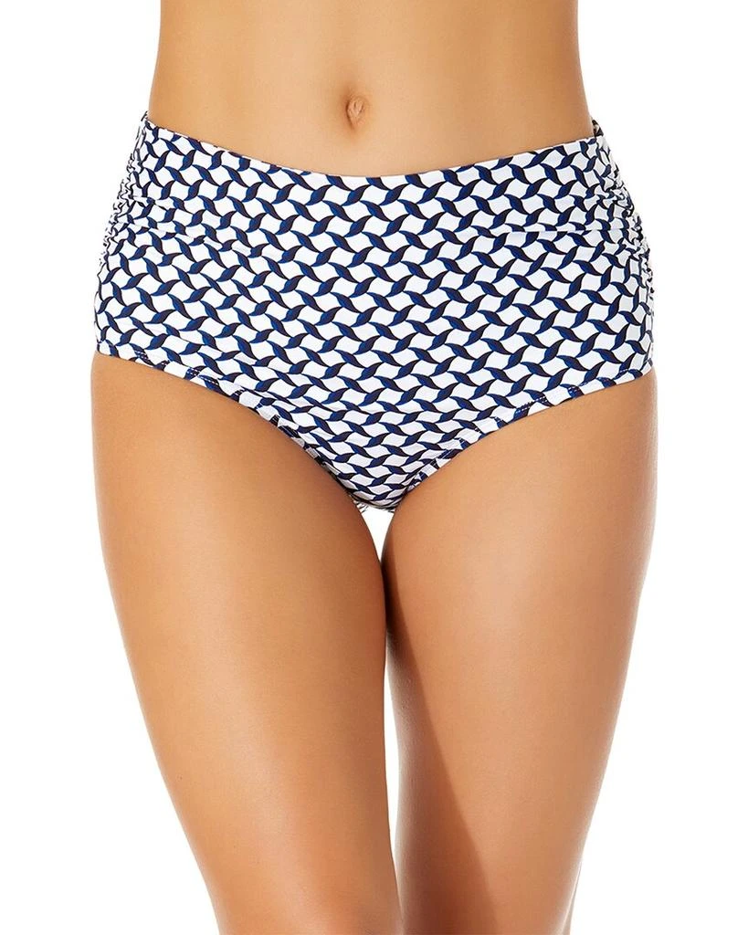 Anne Cole Hi Waist Shirred Bottom 1