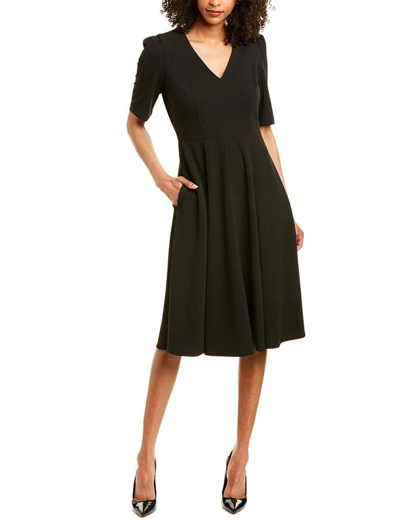 chinese dress ladies Donna Morgan For Maggy London Hilda Printed Mesh Midi Dress  Deja Nu Tx