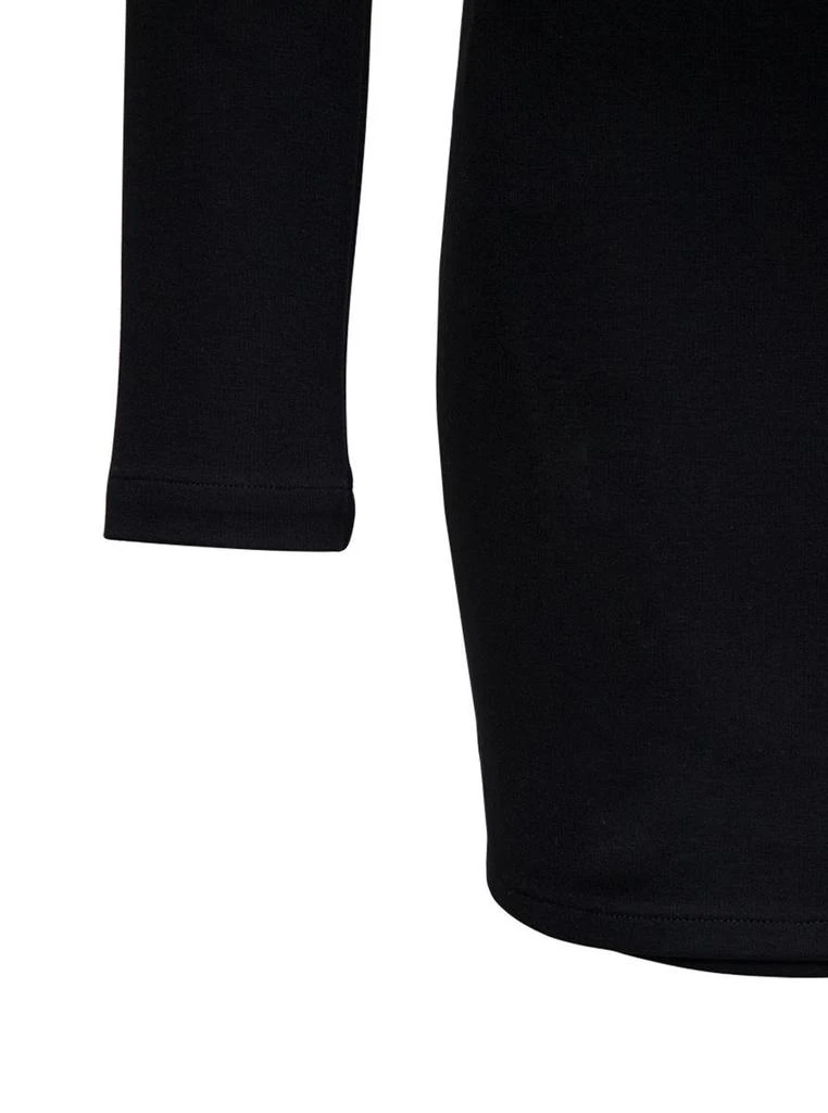 GIUSEPPE DI MORABITO Black Jersey Dress With Chain Detail 3