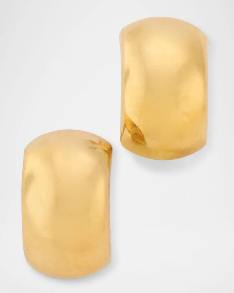 POPPY FINCH 18K Chubby Huggie Earrings 1