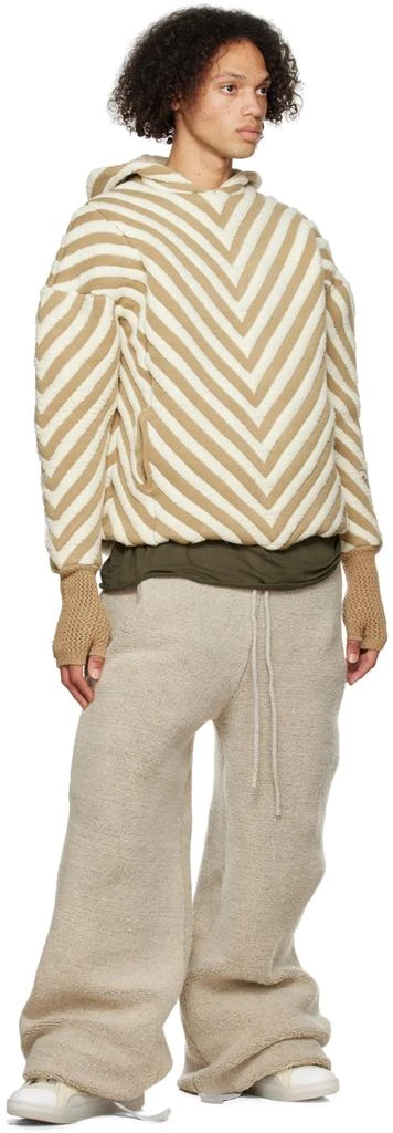 Isa Boulder SSENSE Exclusive Tan & Off-White Arrow Hoodie 4