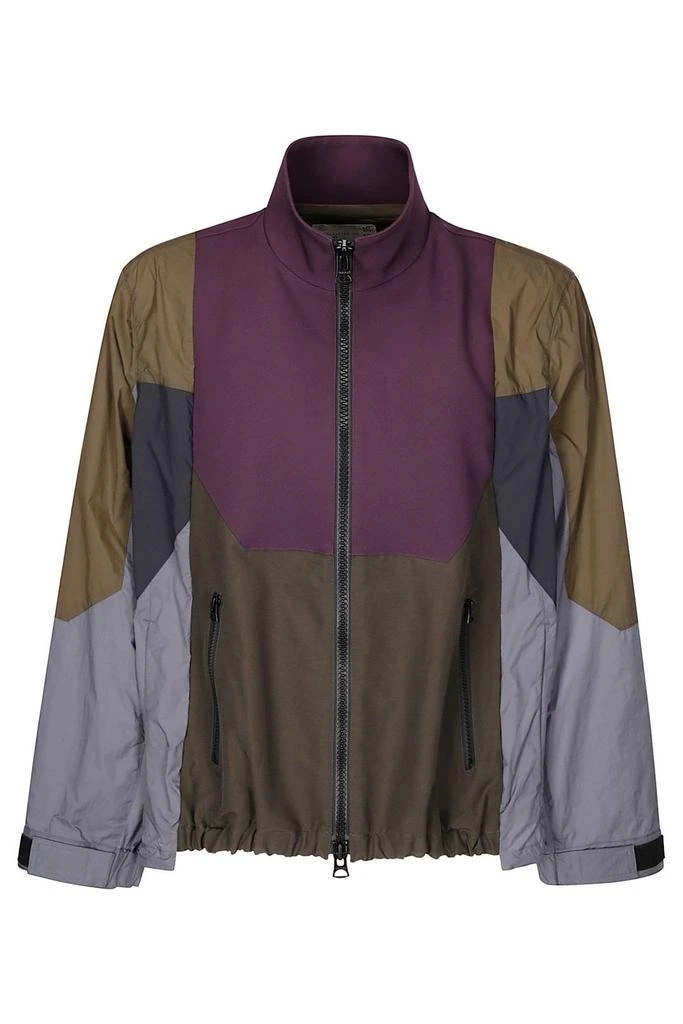 Sacai Sacai Matelasse Twill Mix Zipped Jacket 1